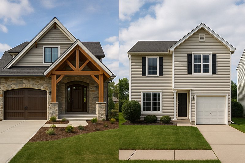 Custom Build Home vs. Regular Home